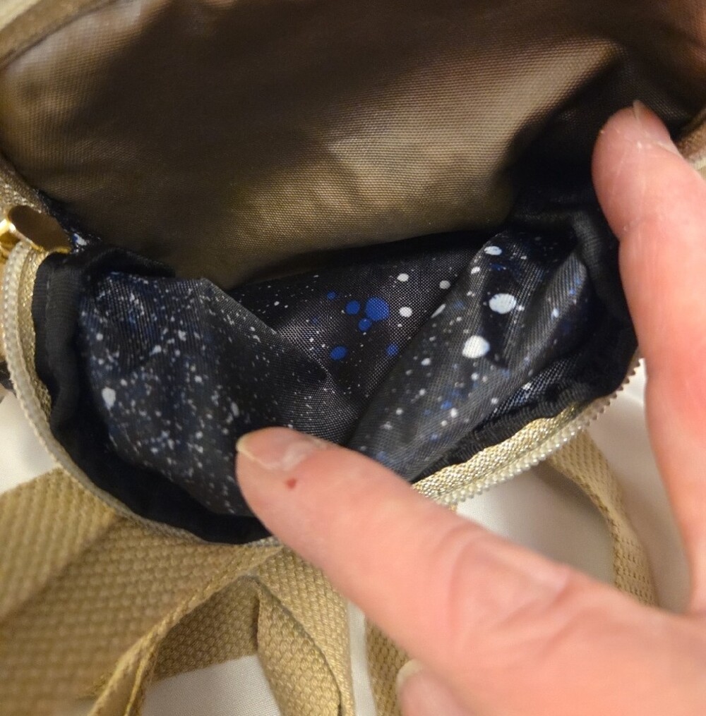 Kipling Metallic Gold R2-D2 Mini Backpack - Picture 4 of 6